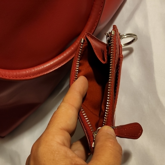 Coach Margot satchel/ Small  matching color Coach wallet/ ID /key chain - Picture 12 of 16